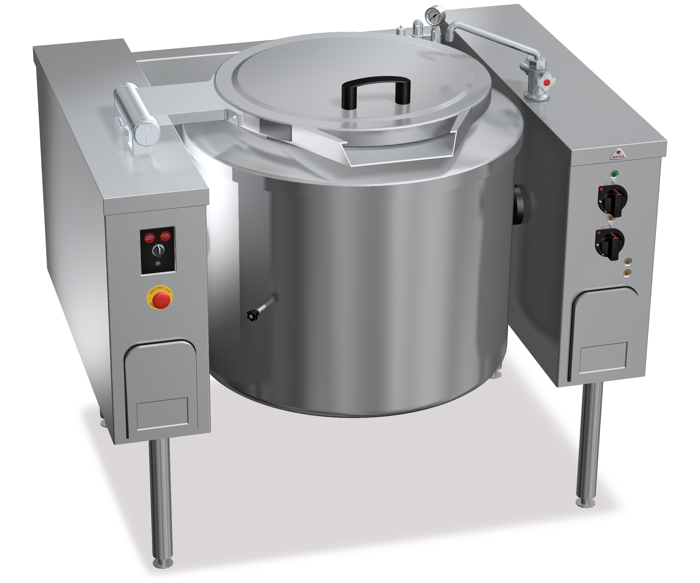 150 L EL TILTING BOILING PAN WITH INDIRECT HEATING 20814500