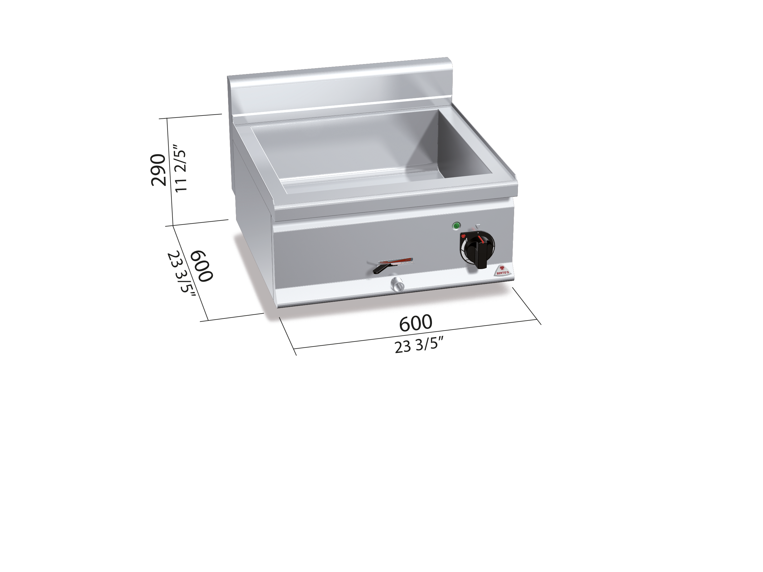 Electric Bain Marie Gn Counter Top Commercial