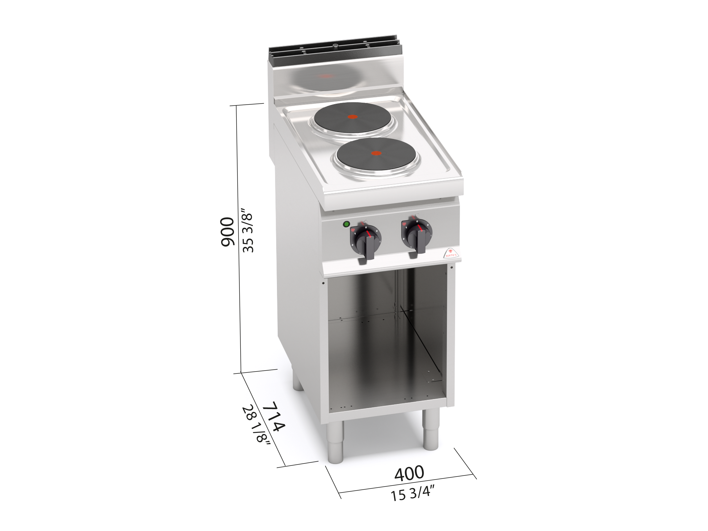 Wok Inducción Bertos Serie 700 Power Induction