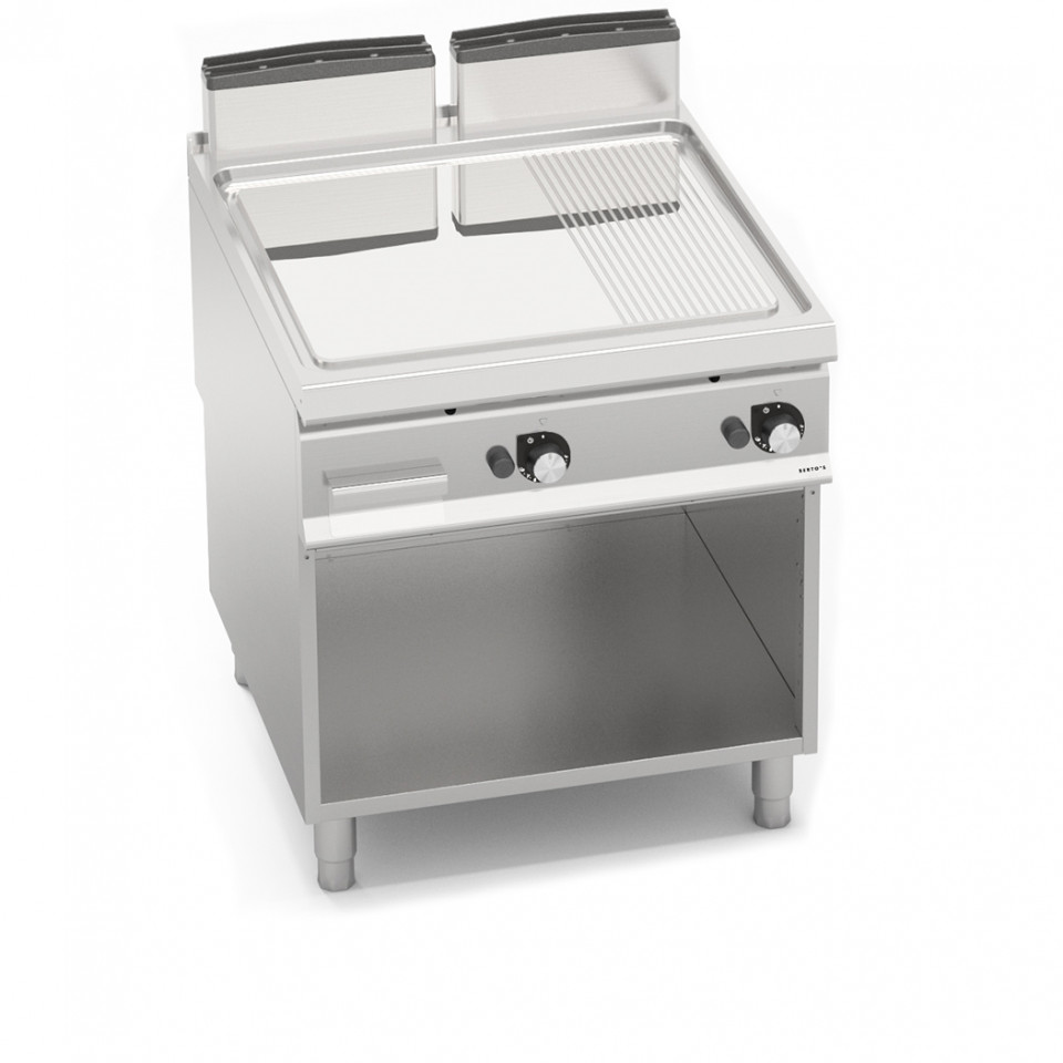 SMOOTH/GROOVED GAS GRIDDLE (COMPOUND) WITH CABINET