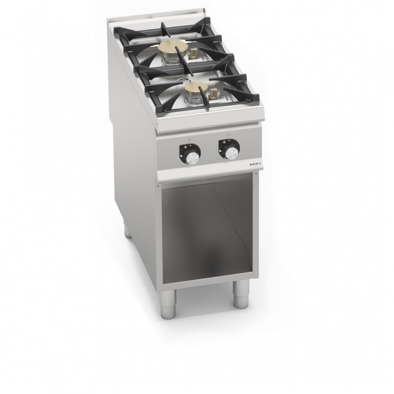 2-BURNERS GAS COOKER WITH CABINET