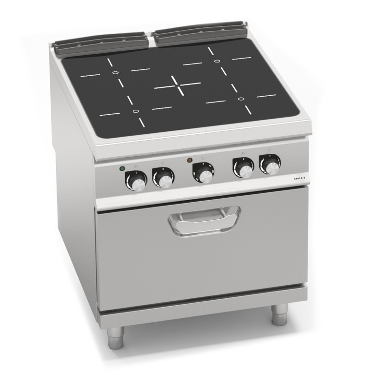 4-ZONE INFRARED TOP + 1/1 ELECTRIC OVEN