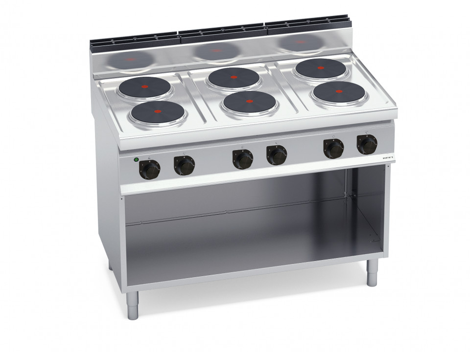 CUCINA ELETTRICA 6 PIASTRE TONDE SU VANO