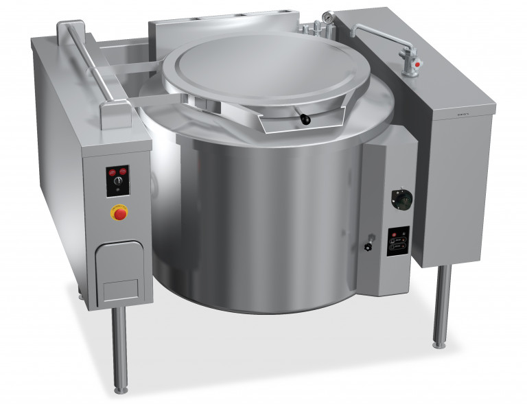 200 L GAS TILTING BOILING PAN WITH INDIRECT HEATING