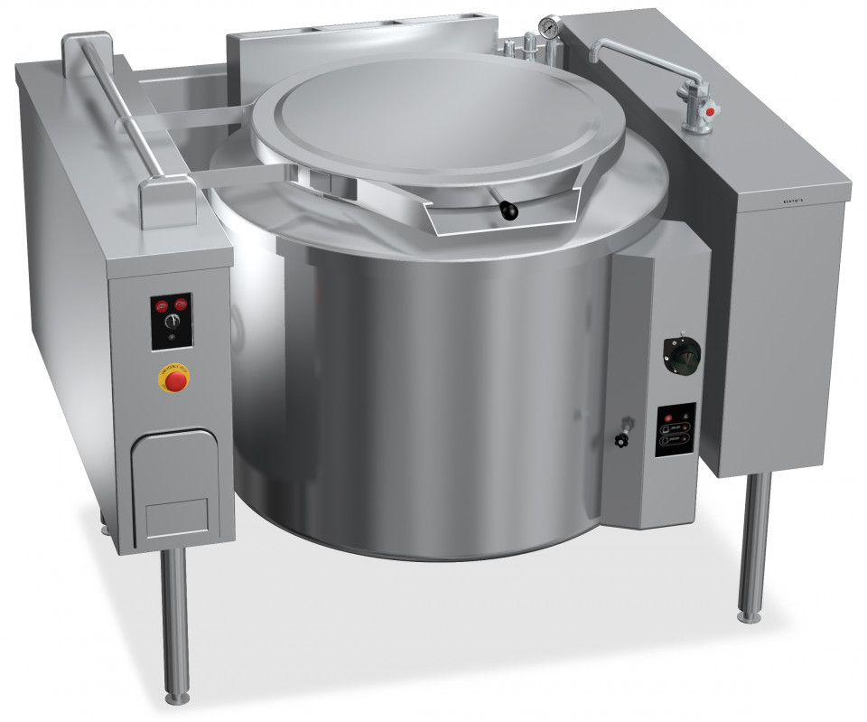 200 L GAS TILTING BOILING PAN WITH DIRECT HEATING