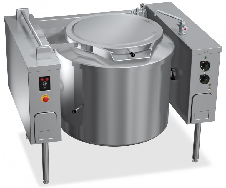 200 L EL. TILTING BOILING PAN WITH INDIRECT HEATING