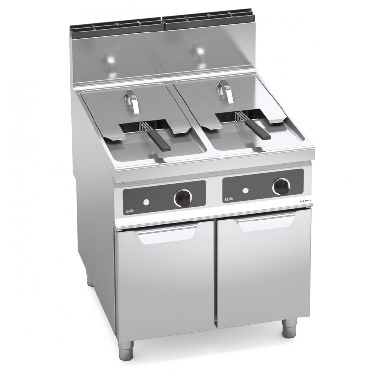 INDIRECT GAS FRYER - SINGLE TANK 18+18 LITERS (BFLEX CONTROLS)