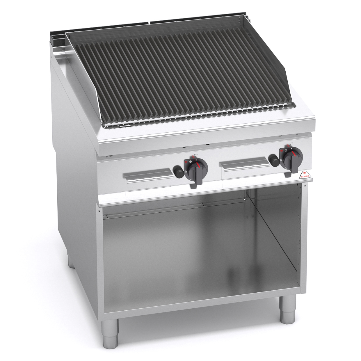 GAS LAVA STONE GRILLS ON CABINET - 20110600 - Commercial kitchens